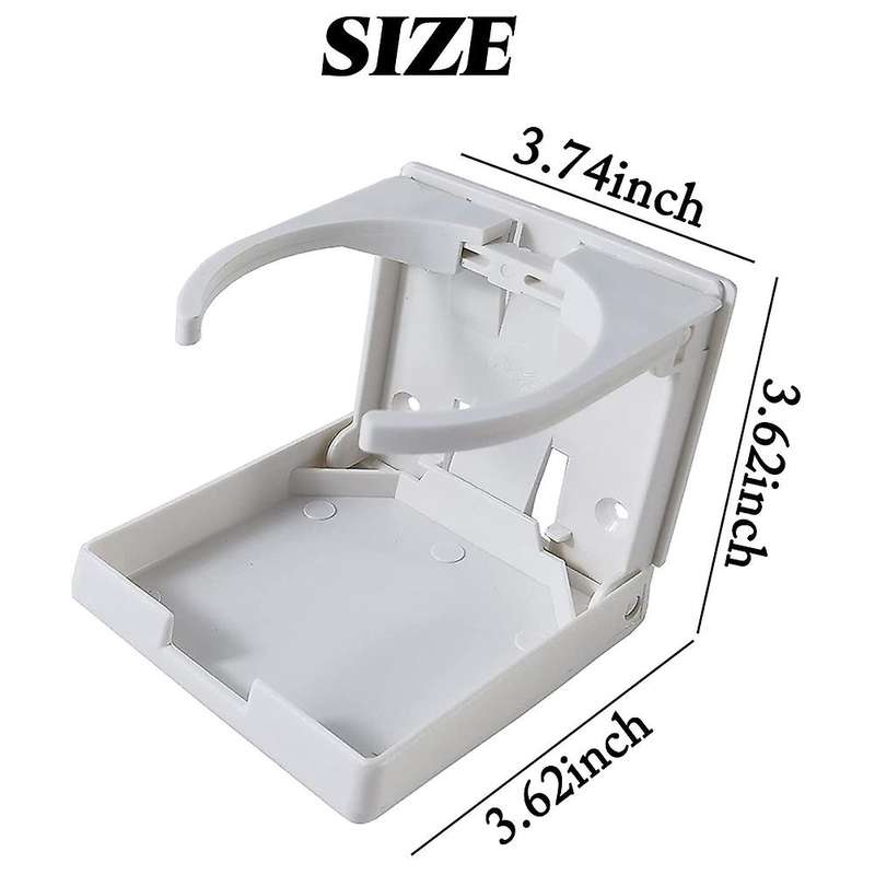 2PCS Adjustable Folding Drink Holder Universal Car Cup Bottle Holder for Marine Boat Caravan Car Tr
