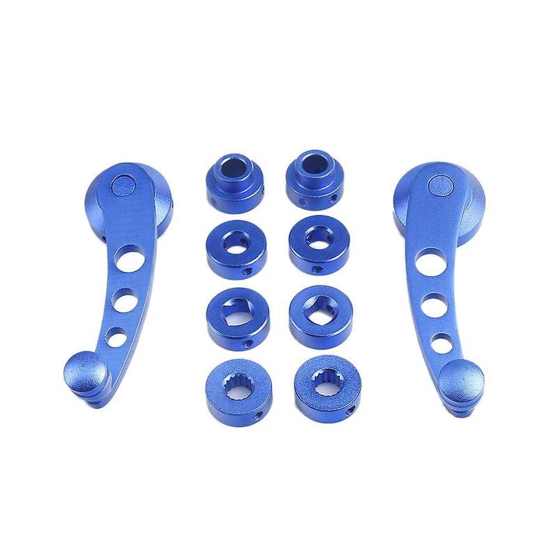2Pcs Aluminum Alloy Universal Car Window Handle Winder Riser Replacement Winder Crank Riser Kit Univ
