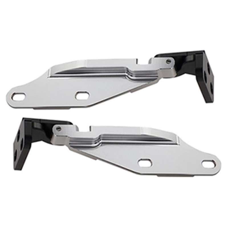 2Pcs Aluminum Alloy Quick Hood Hinged Release Hood Hinge Latch Billet for EK 1996-2000 -1062-S