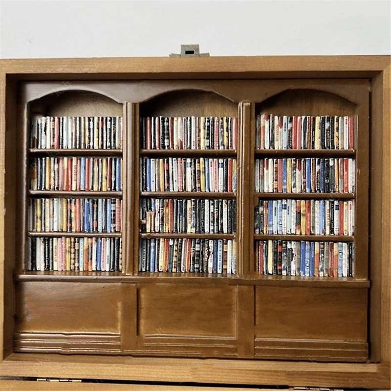 2pcs Anxiety Bookshelf Shake Your Anxiety, Bookshelf Decoration, Book Lover Christmas Ornaments, Min