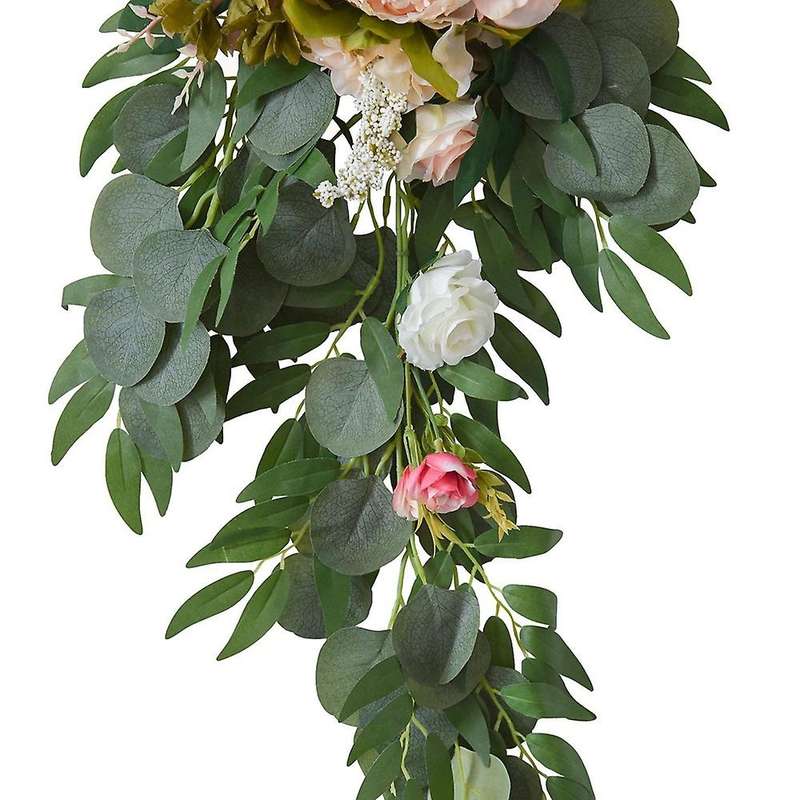 2pcs Artificial Flower Welcome Wedding Card Decoration Wedding Arch Wedding Background