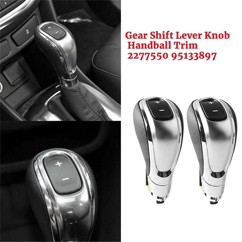 2Pcs Automatic Gear Shift Knob Handball 2277550 95133897 for Encore 13-2019 Opel Mokka AT Shifter L