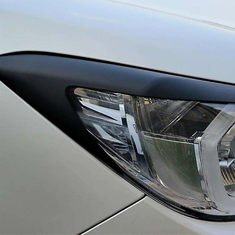 2PCS Auto Headlight Lamp Eyebrow Cover Trim Decor Stickers for Forester 2013-2018 Car Exterior Acces