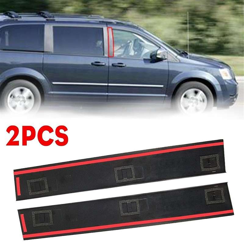 2pcs B Pillar Trim Cover Trim Applique Molding for Grand Caravan 5020664aa 5020665aa