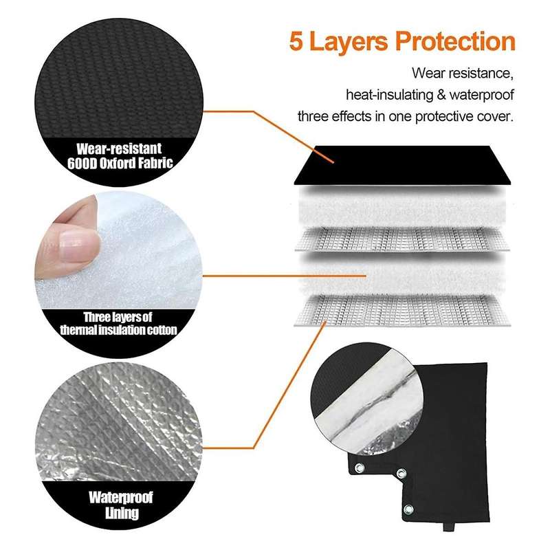2pcs Backflow Preventer Cover Insulated Pouch, Pressure Vacuum Breaker Cover,protects From Severe Sn