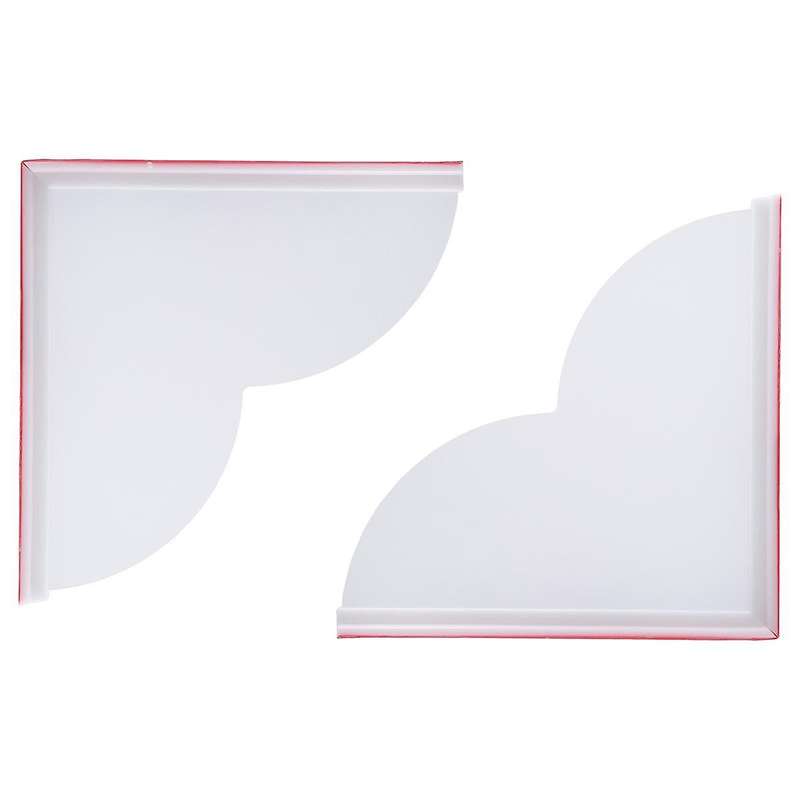 2PCS Bathtub Corner Splash Guard, Acrylic Corner Guard Shower Bathtub Guard, Bathroom Bathtub Splash
