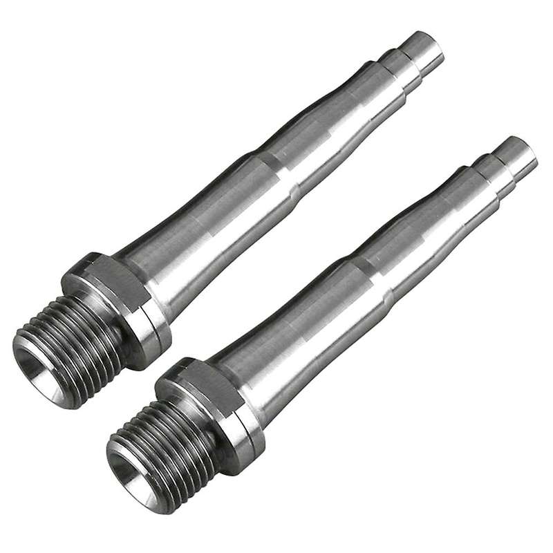 2Pcs Bicycle Titanium Pedal Spindles Fit for Zero X1 X2 & Light Action 78Mm Pedal Spindles