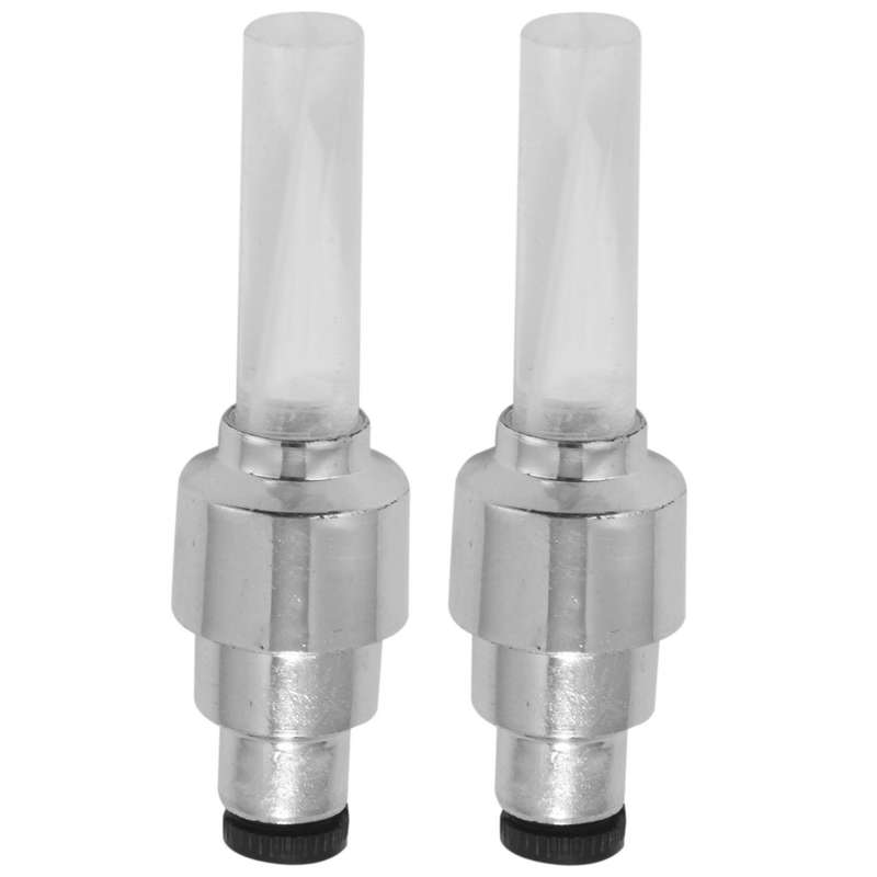 2Pcs Bike Car Motorcycle Wheel Tire Tyre Valve Cap Flash Led Light Spoke Lamp Bicycle Bike Accessori