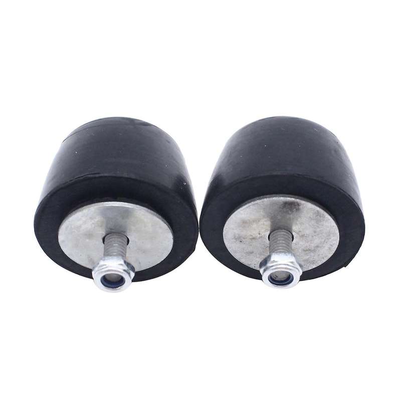 2pcs Black Rubber Bumper Cushion Hood Bump Stop Replacement for Wrangler Yj Jk 1987-2018