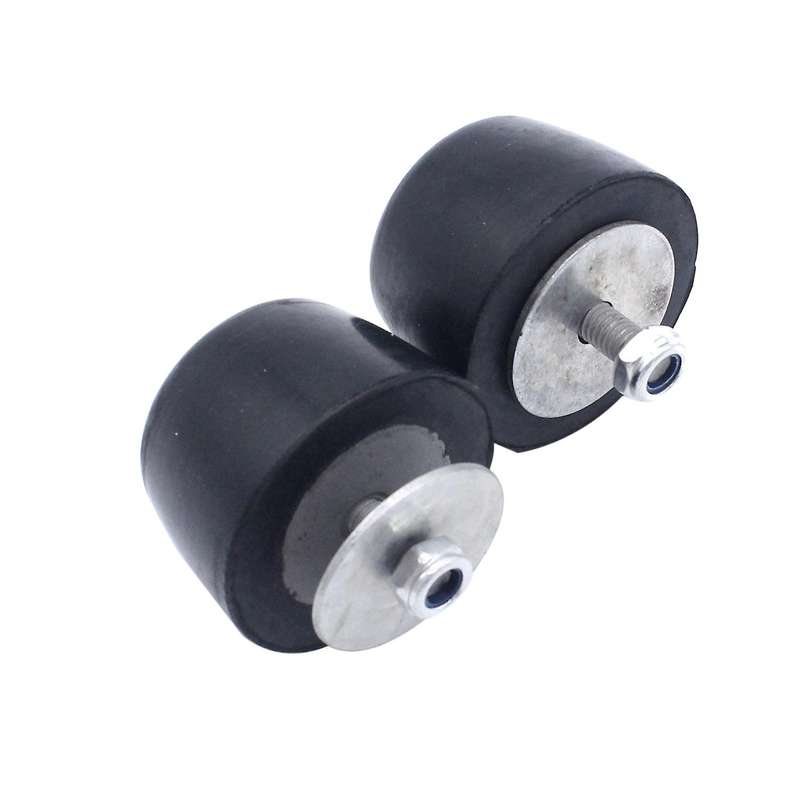 2pcs Black Rubber Bumper Cushion Hood Bump Stop Replacement for Wrangler Yj Jk 1987-2018