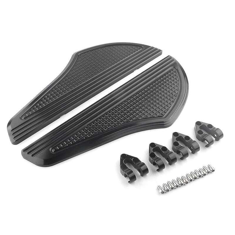 2pcs Black Non- Front Floorboards Foot Peg Fit for Touring Softail