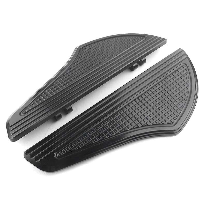 2pcs Black Non- Front Floorboards Foot Peg Fit for Touring Softail