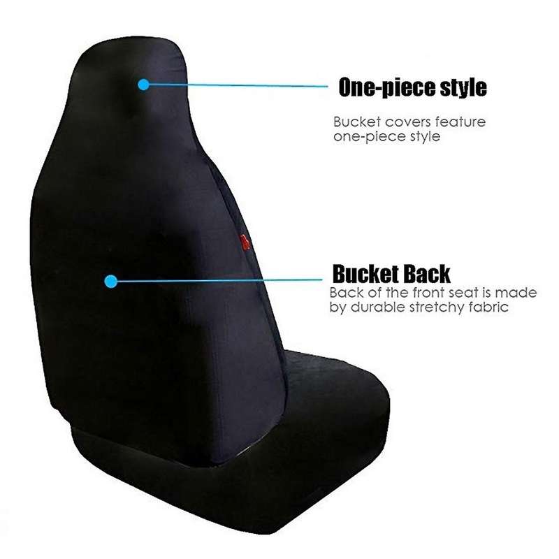 2Pcs Blue Butterfly Little Pink Flower Car Universal Seat Cushion Cover Car Decorative Seat Cover