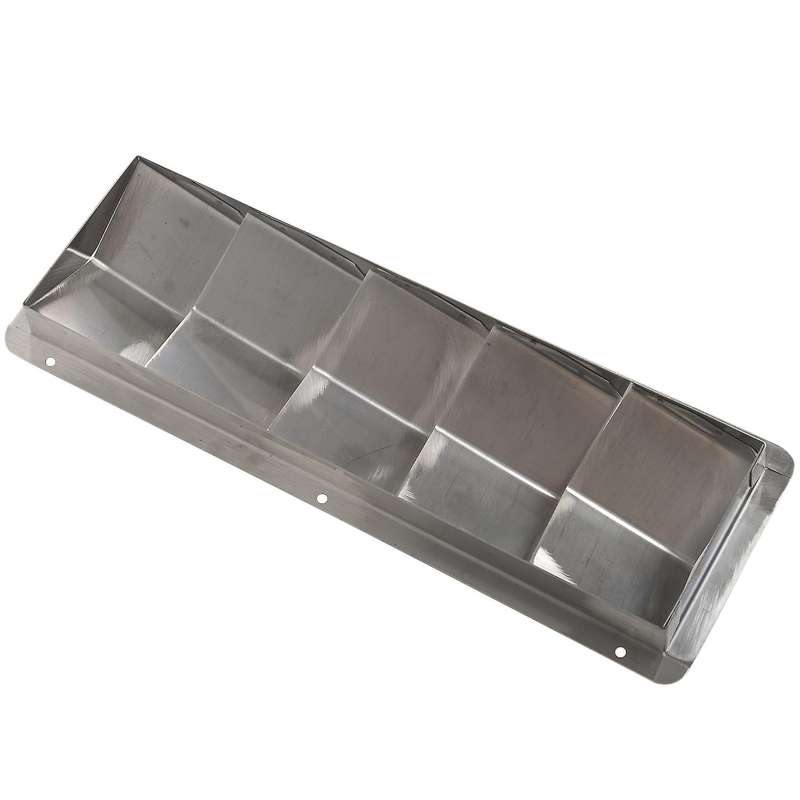 2PCS Boat Stainless Steel Louver Vent Boat Marine 5 Slots Vent Boat Louver Vent