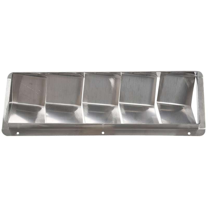2PCS Boat Stainless Steel Louver Vent Boat Marine 5 Slots Vent Boat Louver Vent