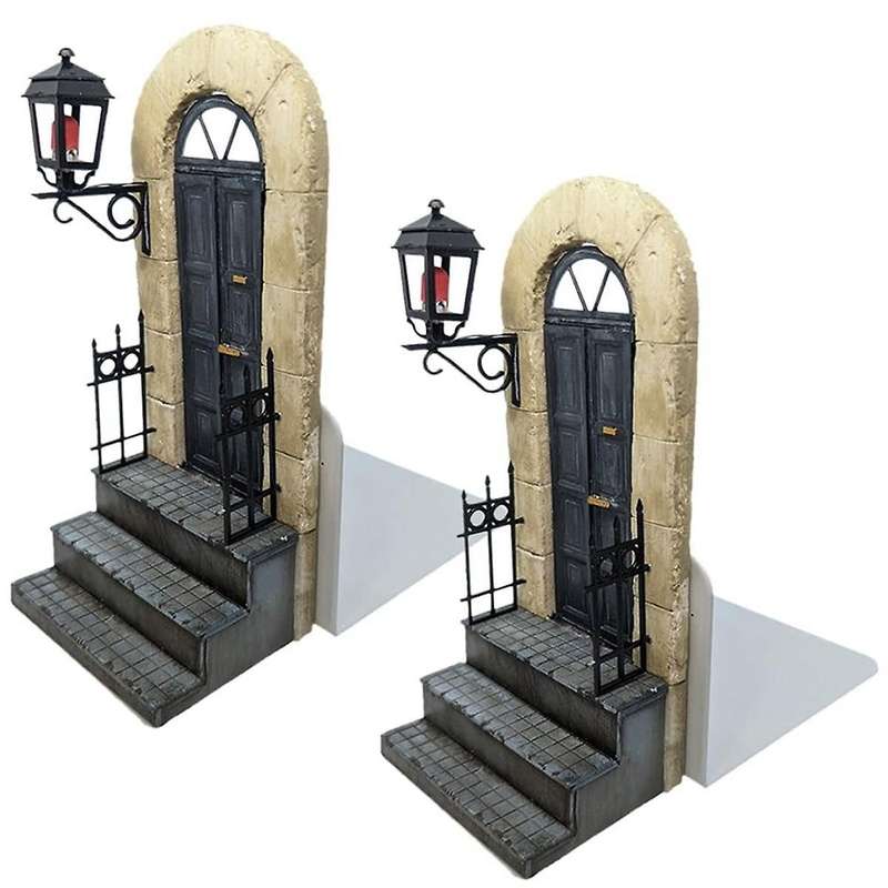 2pcs Bookends Perspective Model, Bookends for Shelves, 3d Model Of Book Door, Book Ends for Shelves,