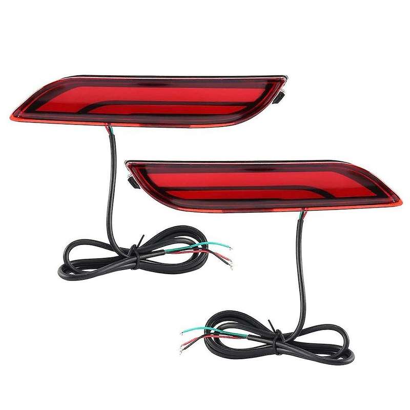 2Pcs Brake Light, Car DRL LED Bumper Tail Light Brake Reflector Fog Lamp for 2018-2020