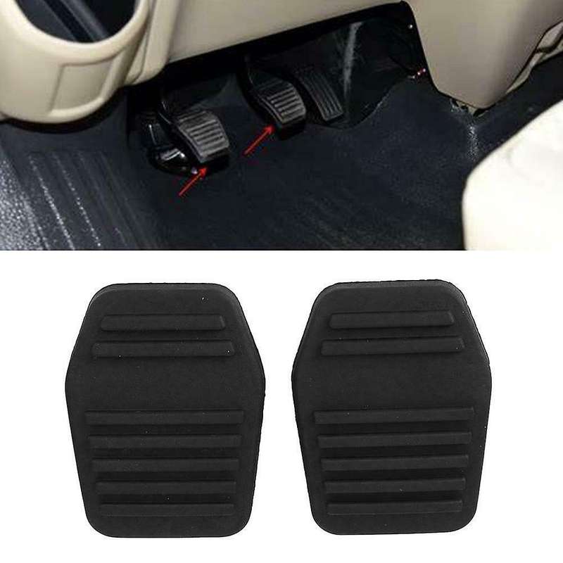 2PCS Brake Foot Pedal Anti-Slip Footrest Pedals Cover Fit for Transit MK7 2006-2014 for SCORPIO 94-9