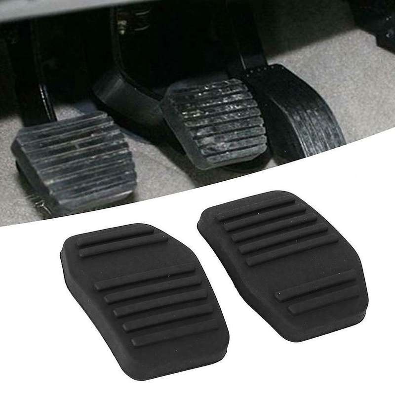 2PCS Brake Foot Pedal Anti-Slip Footrest Pedals Cover Fit for Transit MK7 2006-2014 for SCORPIO 94-9