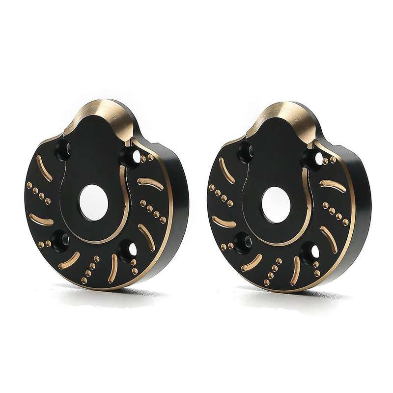 2pcs Brass Counterweight Balance Heavy Weight Portal Drive Housing for Axial Capra1.9 Utb/ Scx10 Ii