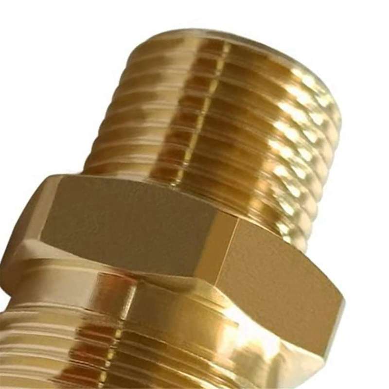 2PCS Brass High Pressure Washer Adapter, M22-14mm External Thread X 3/8inch NPT External Thread