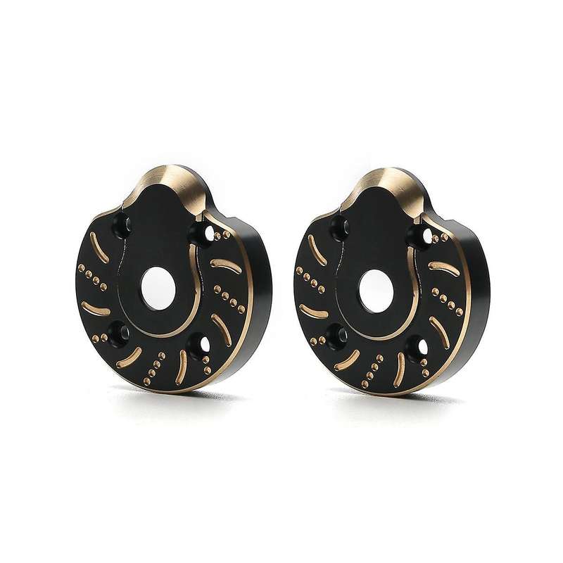 2pcs Brass Weight 95g Outer Portal Drive Housing Steering Cover for Axial Scx10 Iii Capra Utb 1/10