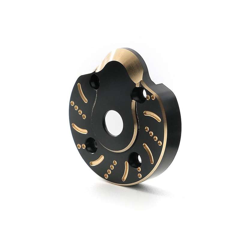 2pcs Brass Weight 95g Outer Portal Drive Housing Steering Cover for Axial Scx10 Iii Capra Utb 1/10