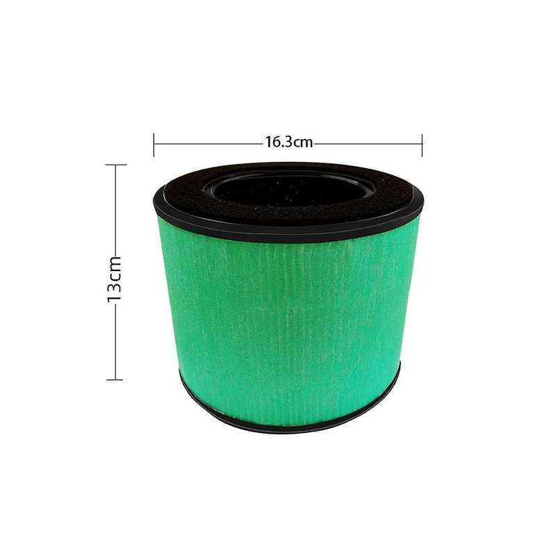 2pcs Bs-08 3-in-1 True Hepa Replacement Filter H13 Grade Compatible for Partu Bs-08 Hepa Air Purifi