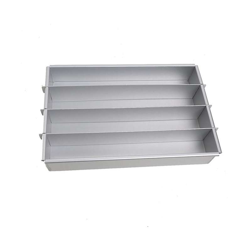 2pcs Cake Mold Box Cutting Strip Mold Cooling Plate Aluminum Alloy Slitter Snowflake Cake Split Case