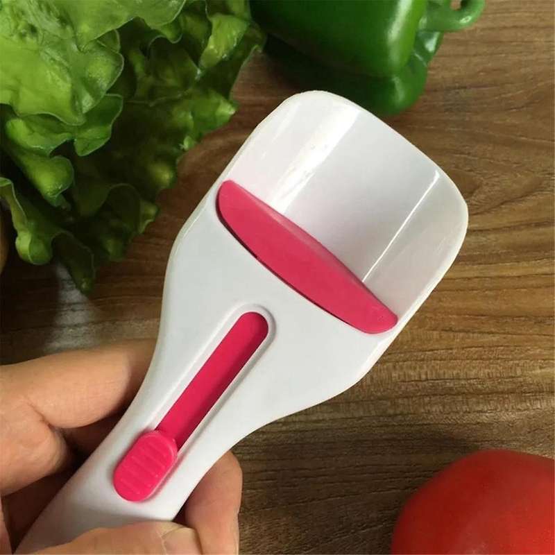 2pcs Cake Batter Distribution Scoop, One-Touch Sliding Button Dispenses Batter, Home Batter Dispense