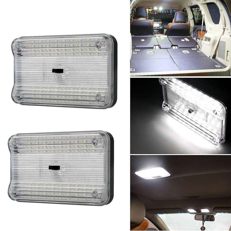 2Pcs Car 12V 36 LED Car Vehicle Interior Dome Roof Ceiling Reading Trunk Light Lamp GT-699