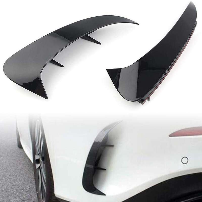2PCS Car ABS Rear Bumper Side Vent Canards Cover Trim for A Class W177 A200 A220 Sedan 2019 2020