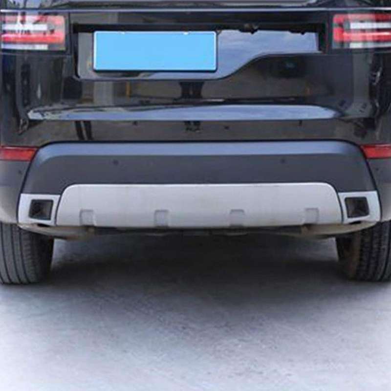 2Pcs Car ABS Tail Exhaust Cover Trim for 5 LR5 L462 2017 2018