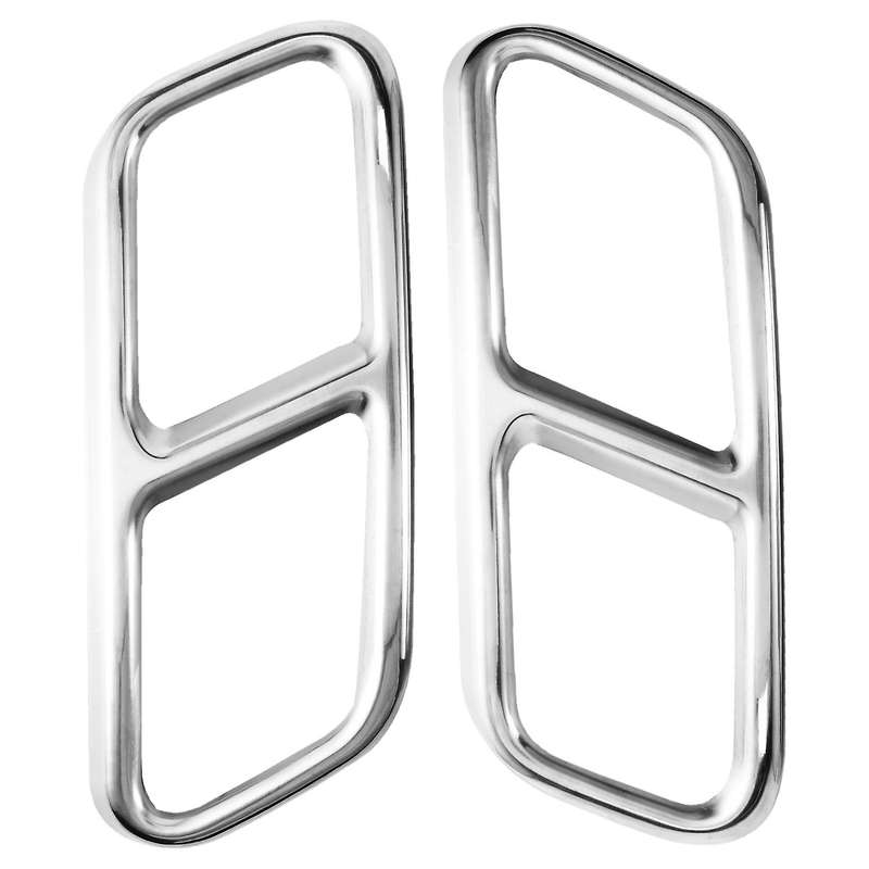 2Pcs Car Accessories Exhaust Pipe Tail Cover Trim for S R Class W222 Coupe W251 10-17 Class X166 13-