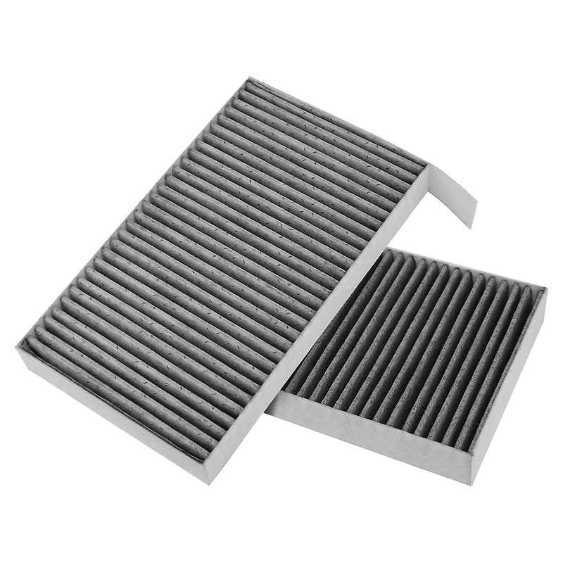 2Pcs Car Activated Carbon Air Inlet-Filter Replacement for 2017 2018 2019 2020