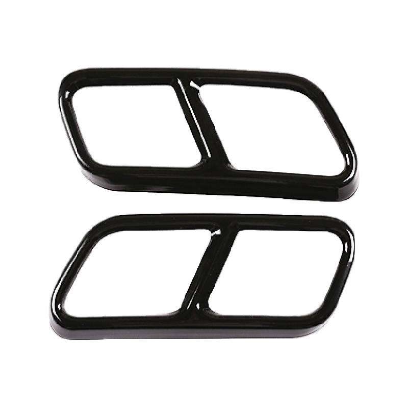 2Pcs Car Accessories Exhaust Pipe Tail Cover Trim for S R Class W222 Coupe W251 10-17 Class X166 13-