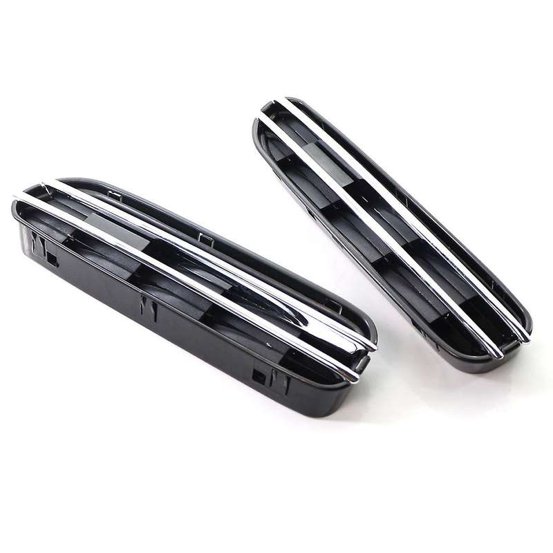 2Pcs Car Air Flow Side Vents Mesh Grill for E60 M5 E61 E39 E90 M3 E90