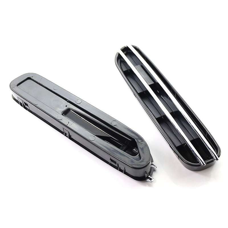 2Pcs Car Air Flow Side Vents Mesh Grill for E60 M5 E61 E39 E90 M3 E90