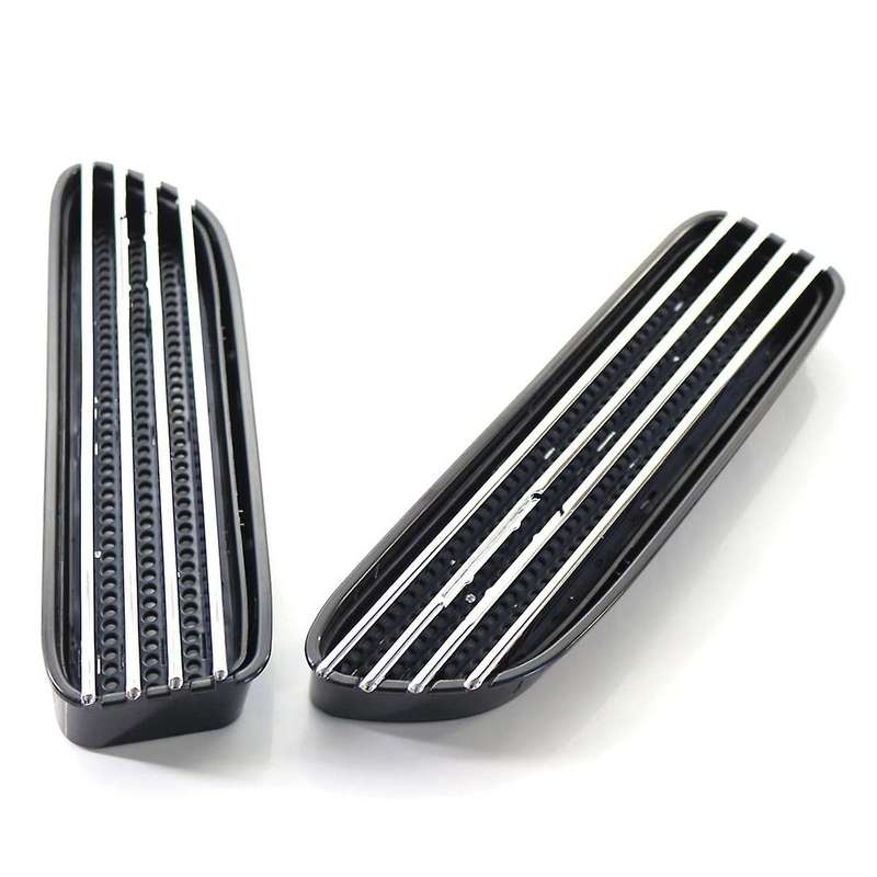 2Pcs Car Air Flow Side Vents Mesh Grill Grille for E60 M5 E61 E39 E90 M3 E90