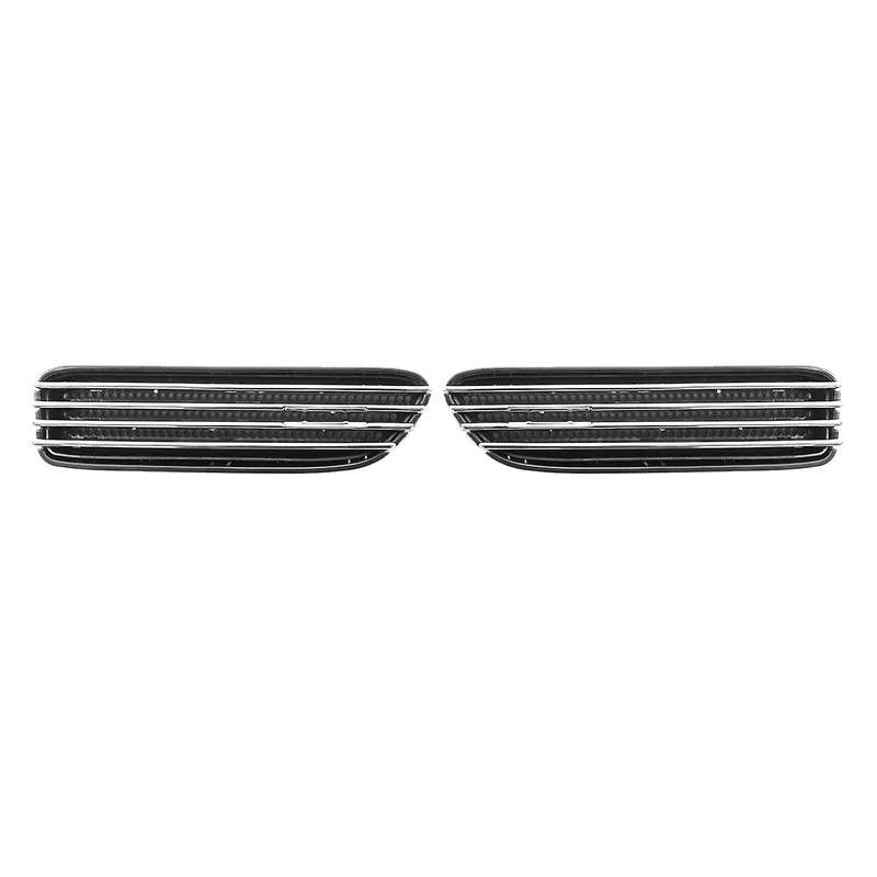 2Pcs Car Air Flow Side Vents Mesh Grill Grille for E60 M5 E61 E39 E90 M3 E90