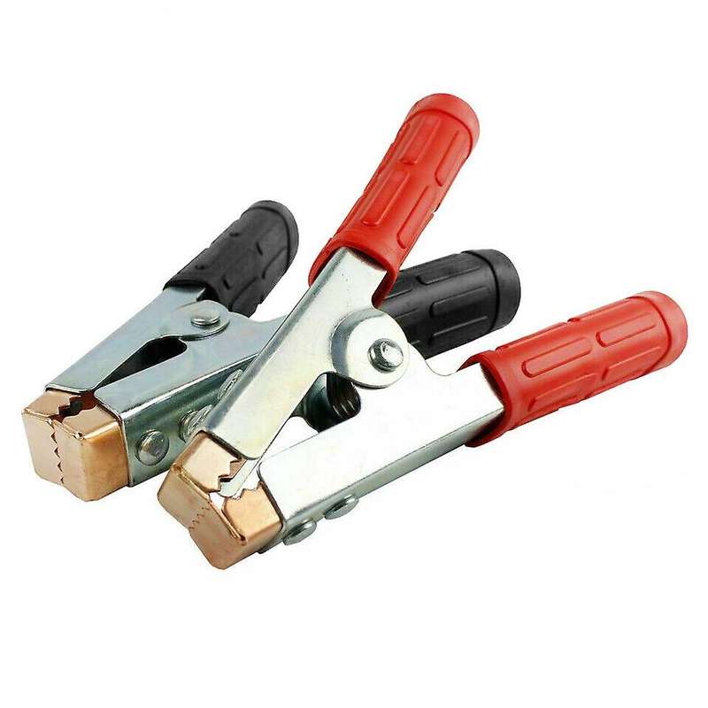 2Pcs Car Alligator Clips Battery Clamps for Electrical Jumper Wire Cable Clamp