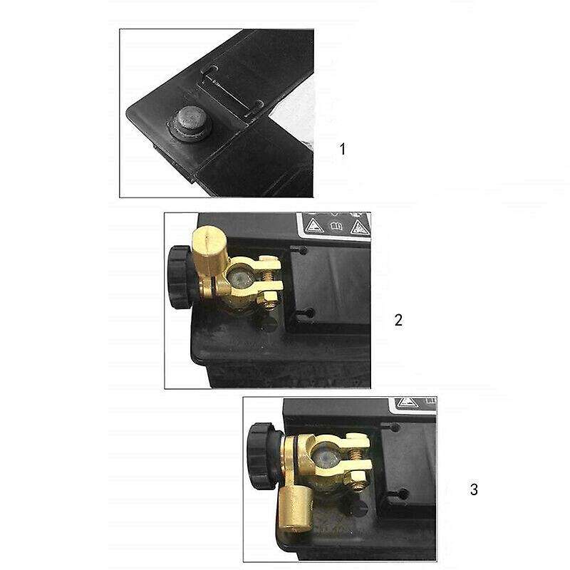 2PCS Car Battery Terminals Quick Disconnect Auto Boat Post Off Master Kill Switch