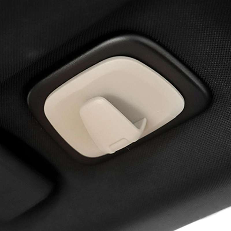 2pcs Car Beige Abs Interior Roof Hooks Clothes Hanger Hook Trim for V90 S90 Xc40 Xc60 Xc90 2015-202