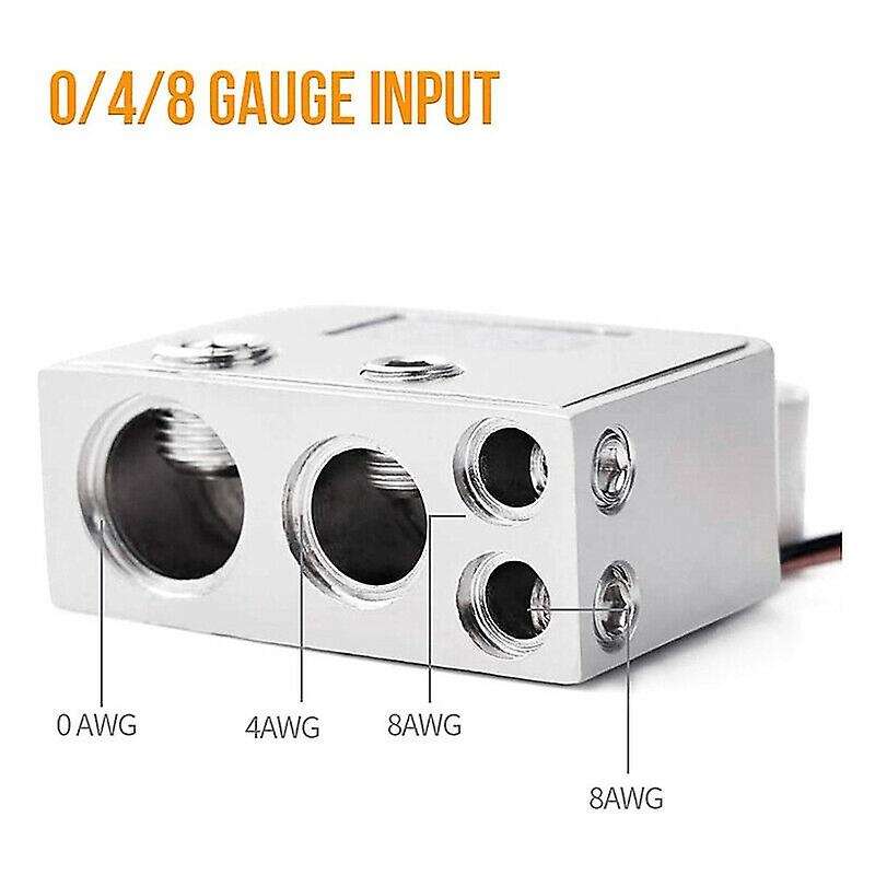 2Pcs Car Battery Terminal Connectors Voltmeter Display 12V-24V Positive Negative Battery Clamp Audio