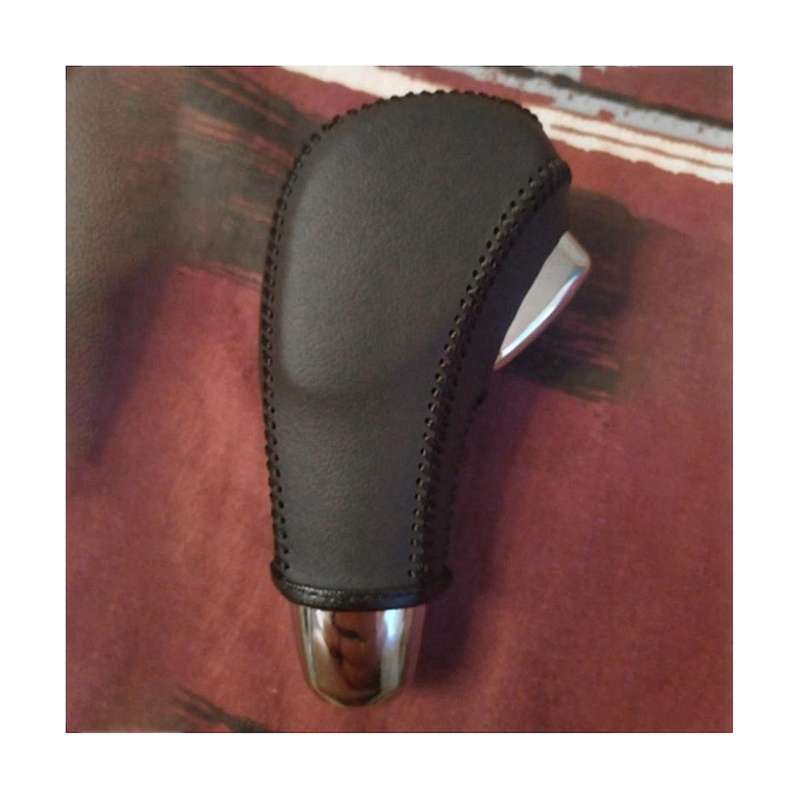 2pcs Car Automatic Shift Knob Cover Knob Gear Shift Head Cover for Cruze Captiva 2011 2012 2013 Bla