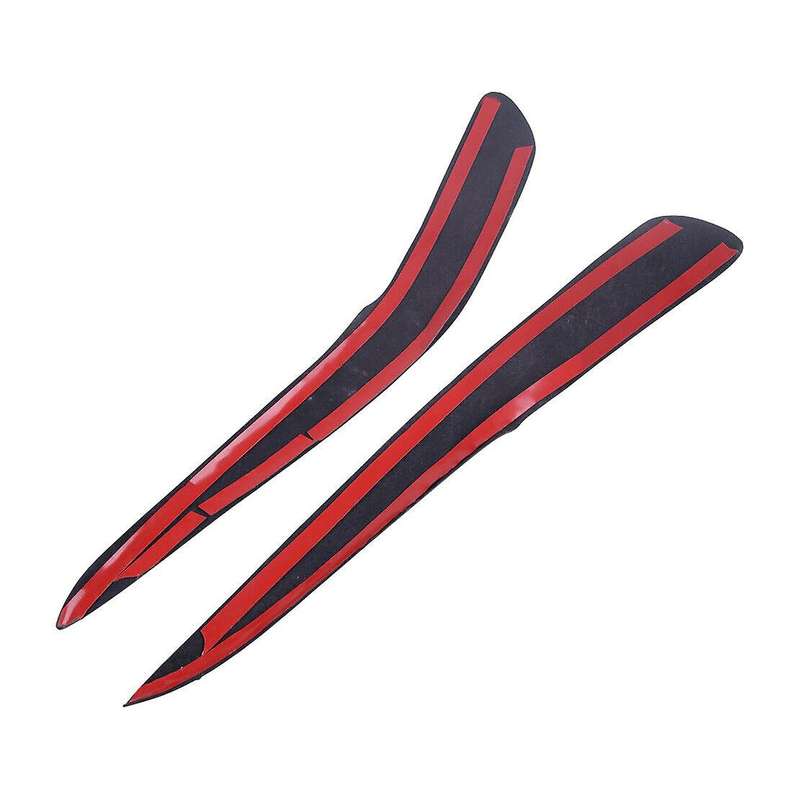 2Pcs Car Black Headlight Eyelid Eyebrow Cover Trim Fit for IS200 1999-2004