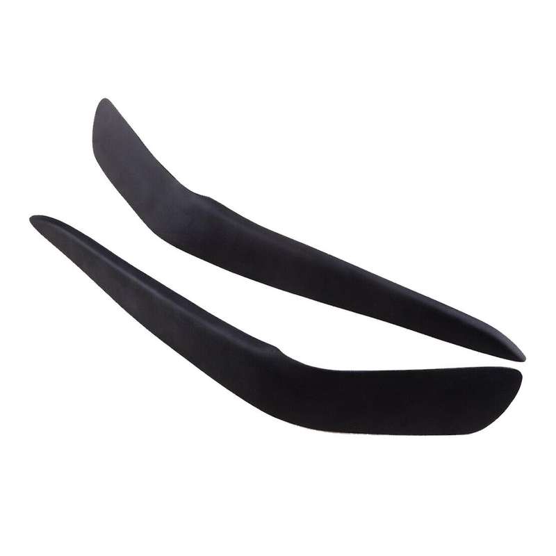 2Pcs Car Black Headlight Eyelid Eyebrow Cover Trim Fit for IS200 1999-2004