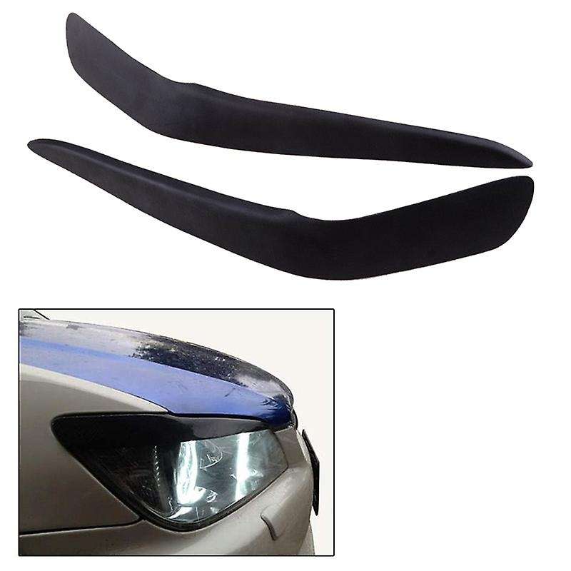 2Pcs Car Black Headlight Eyelid Eyebrow Cover Trim Fit for IS200 1999-2004