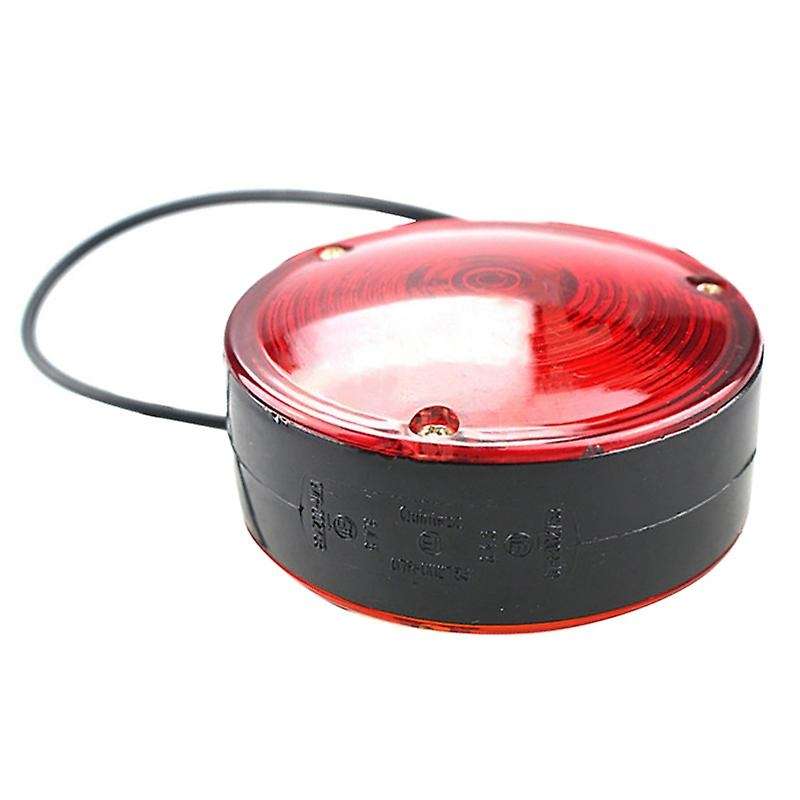 2PCS Car Bulb Side Marker Light Double Face Red Amber Signal Lamp Warning for Car Truck Trailer 24V