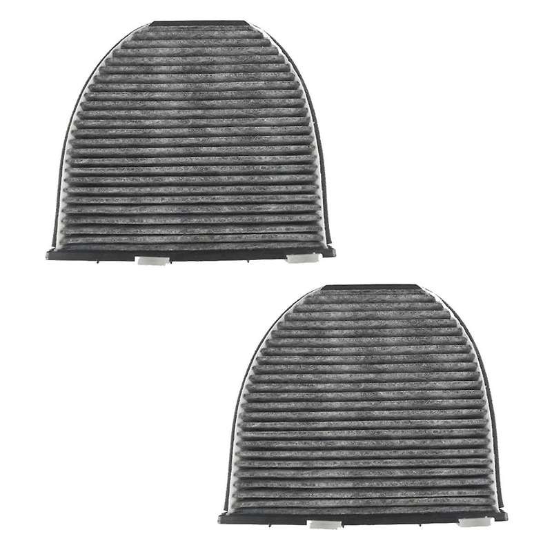 2Pcs Car Cabin Air Filter Cooling System 2128300318 2048300018 for W204 W212 Activated Air Filter